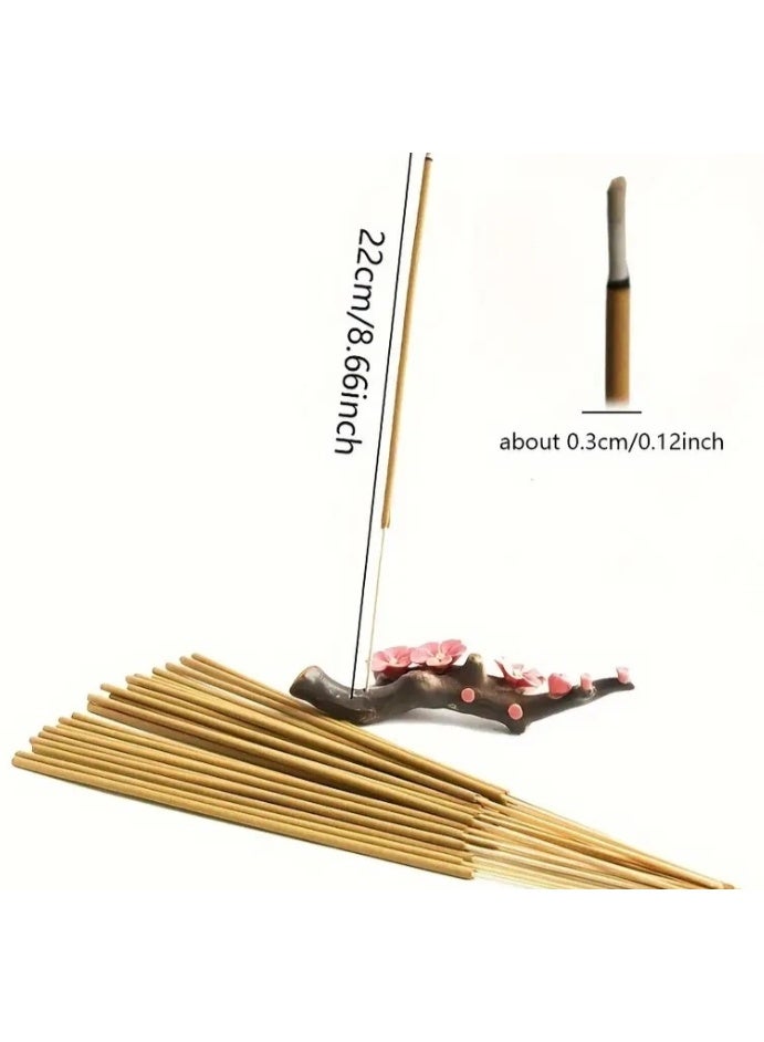 168 قطعة من أعواد بخور الياسمين عالية الجودة، مصنوعة يدوياً من أعواد الخيزران السميكة بطول 22 سم، برائحة طبيعية تدوم طويلاً، مناسبة للتأمل واليوغا والتدليك، خيار مثالي لتنقية الهواء في المنازل والفنادق والمنتجعات الصحية. - Image 3